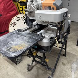 Rigid 10” Wet Tile Saw With Laser And Portable Stand