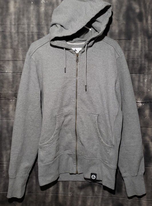 American Giant Hoodie Jacket Gray Color Mens Size Medium 