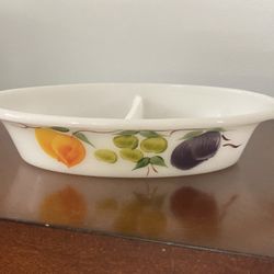 Fire King Divided Dish