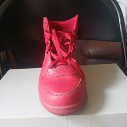 Red Uptown Air Force 1s