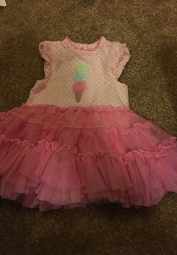 6 Month Old Onesie With Attached a Tutu