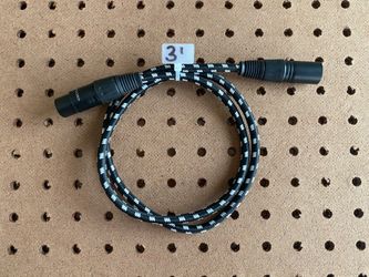 3ft Mic Cable XLR to XLR Brand New