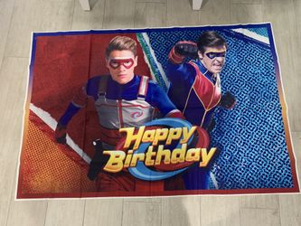 Henry Danger & Captain Man Birthday Banner