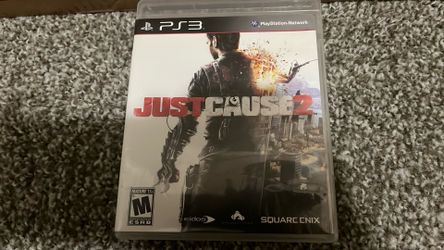 PlayStation 3 Just cause 2 cib  & scratch free disc  tested and working