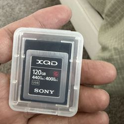 Sony New Open Box 120GB G Series XQD Memory Card