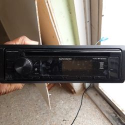 Kenwood Car Stereo With Bluetooth And CD Player 