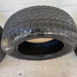 4 Goodyear tires 275/60/20