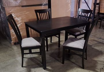Dining Set 5pcs Color Espresso