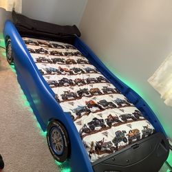 Twin Size Car Bed With Mattress 