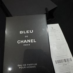Bleu De Chanel 100ml with Receipt 