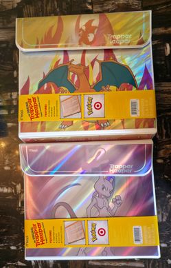 Pokemon x target trapper keeper ring binder mew mewtwo and charizard
