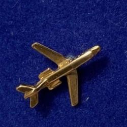 Vintage Boeing Douglas DC-9 Button Back Lapel Pin