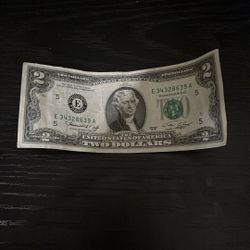 1976 2 Dollar Bill E Series Rare