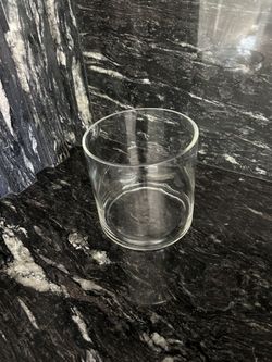 New High Quality Thick Clear Glass Vase Cylinder  6” 
