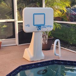 Pool Basketball Hoop PoolSide