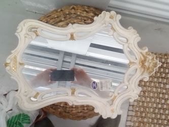 Ornate Baroque Style Wall Mirror