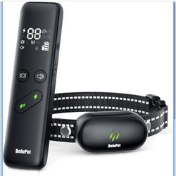 Dog Shock Collar - Electric Dog Training Collar with Remote 1600FT, Rechargeable E-Collar 3 Training Modes, Security Lock for All Breeds, Sizes Black 