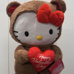 Hello Kitty Bear Valentines Greeter