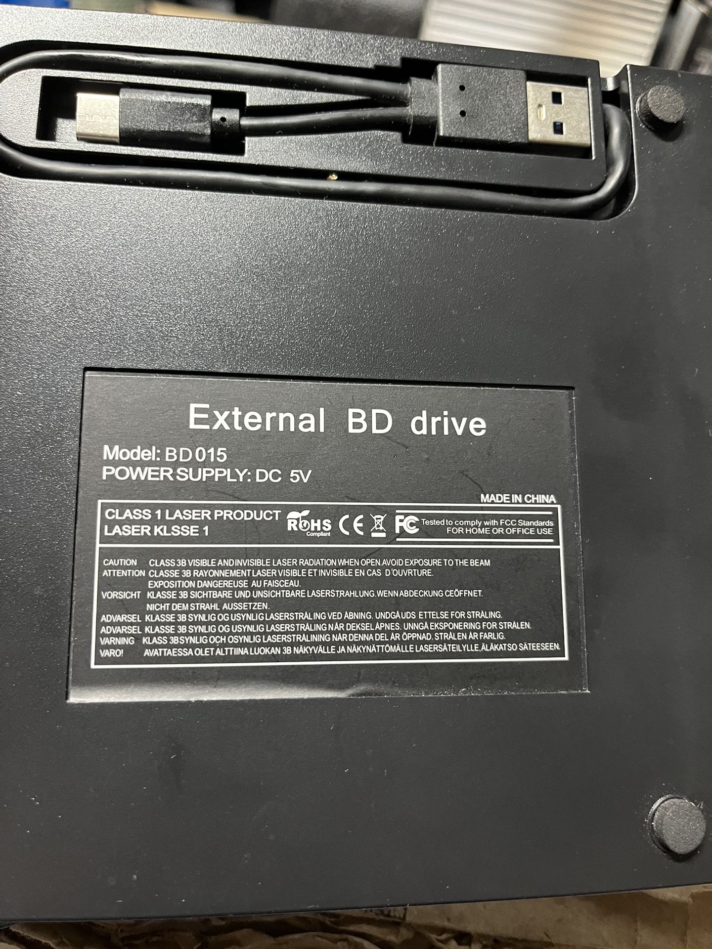 EXTERNAL BD DRIVE