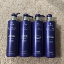 4 Brand New Caviar Anti-Aging Replenishing Moisture Shampoo 16.5 oz.