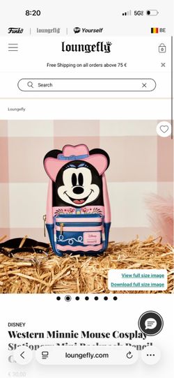 Loungefly Disney Western Minnie Mini Backpack Pencil Case