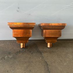 3”  Downspout LeaderHead For drain gutter. 