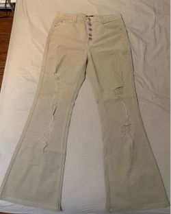 High waisted corduroy  bootcut jeans