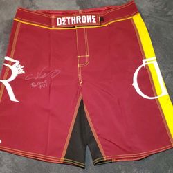 UFC Cane Velázquez Autographed Shorts