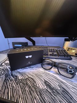 HUGUR Portable Smart Al Camera Glasses - Rectangular 8MP Photochromic Lenses