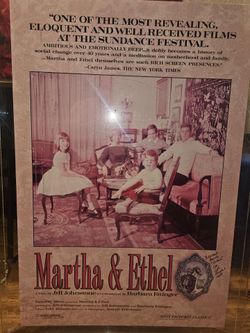 Martha & Ethel autographed  poster