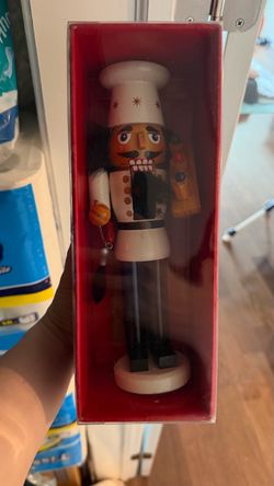 Chef Nutcracker Wooden Holiday Figurine