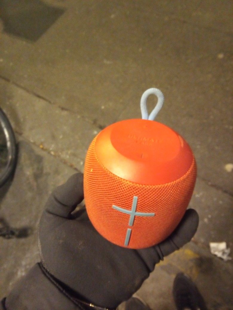 Ultimate Ears Wonderboom portable Bluetooth speaker. 