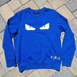 FENDI Bug Eyes Crewneck Sweater Size M