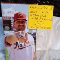 Washington Nationals Daniel Hudson Bobble Head 