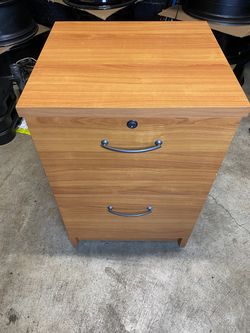 Super Solid Dresser End Table File Cabinet