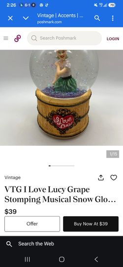 I Love Lucy musical globe