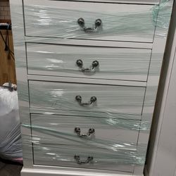 Five Drawer Tall Dresser 
