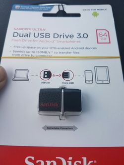 Memoria doble /64GB New dual usb memory android