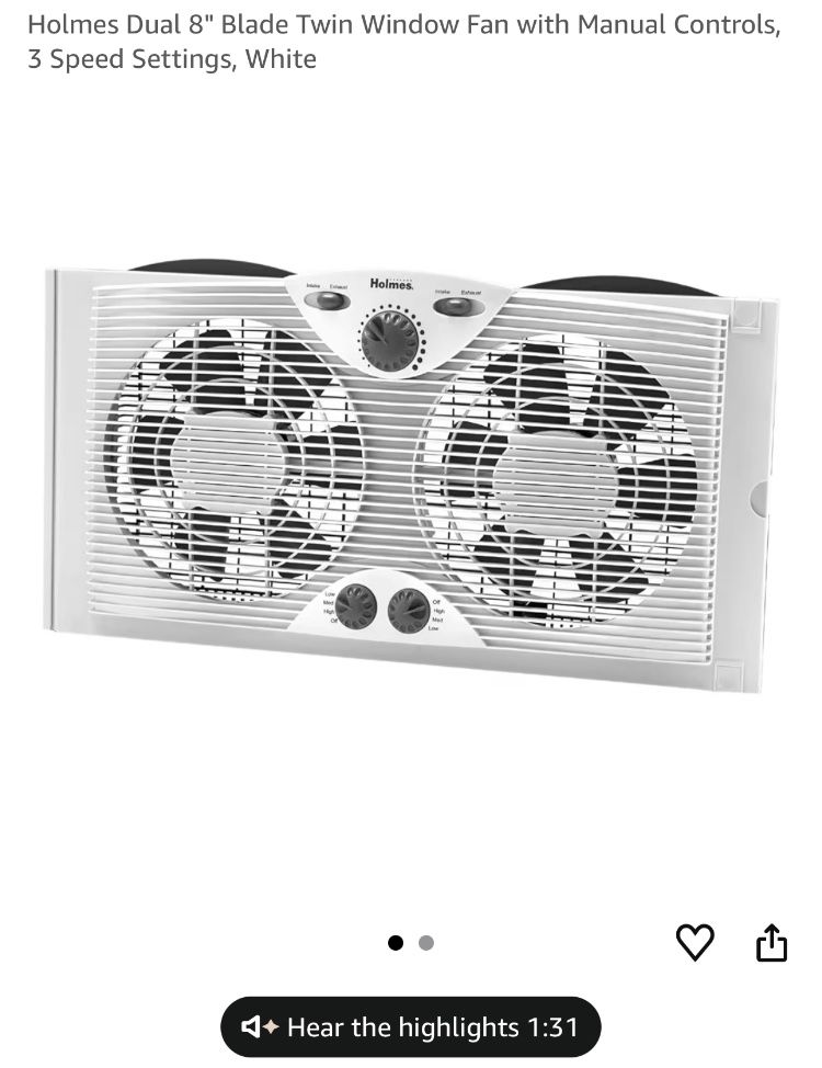Twin Window Fan