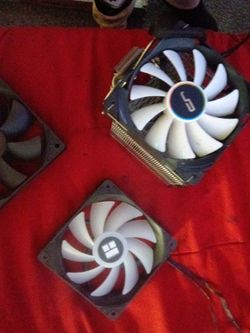 CPU Air Cooler with RGB Fan and Extra Case Fans