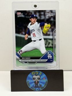 ROKI SASAKI (RC) 🔥2025 Topps Now #3 MLB World Tour Tokyo Series Dodgers