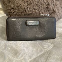 Marc By Marc Jacobs Grey Leather Wallet
