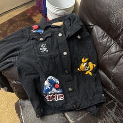 Black Jean Jacket 