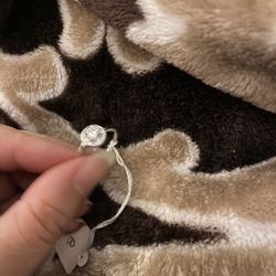 Real 925 Sterling Silver Wedding Ring Size 8