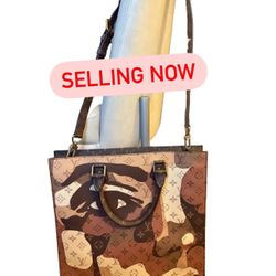 Louis Vuitton Kid Super Sac Plat Handbag