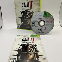Saw II 2: Flesh & Blood (Microsoft Xbox 360, 2010) Complete ~ Tested & Working