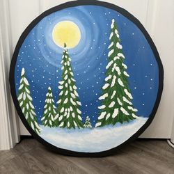 Winter Scene 1 Display Art - 24” Indoor/Outdoor Display