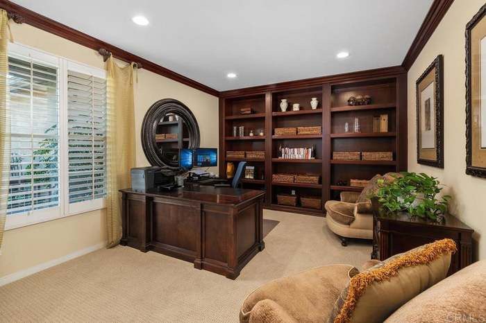 L-Shaped Desk & Matching Filing Cabinet