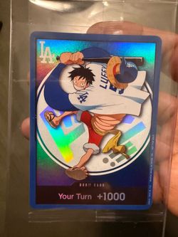 One Piece Dodgers Card Promo Monkey D Luffy Sealed 2026 Limited Edition Don