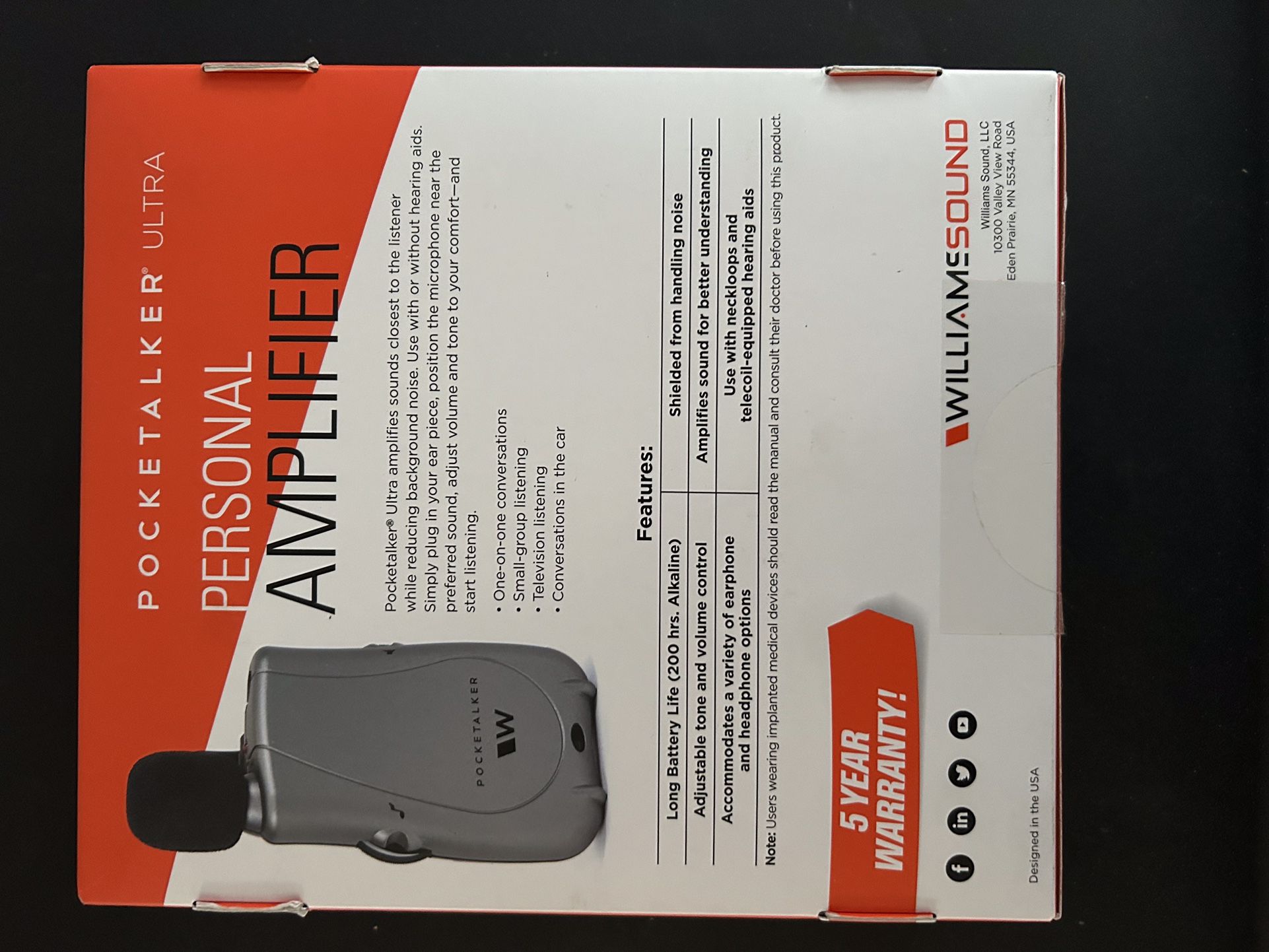 Personal Sound Amplifier
